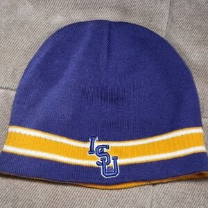 LSU Tigers Beanie Louisiana State Toboggan Ski Skull Cap Winter Snow Outdoor Hat